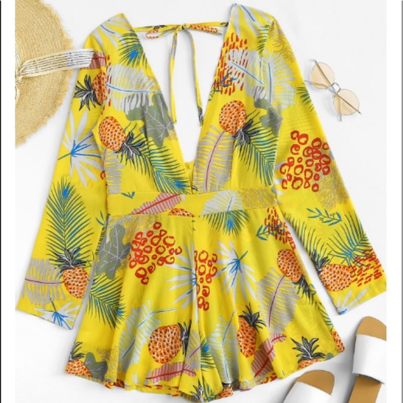 Pineapple Jumpsuit - Picture 2 of 2